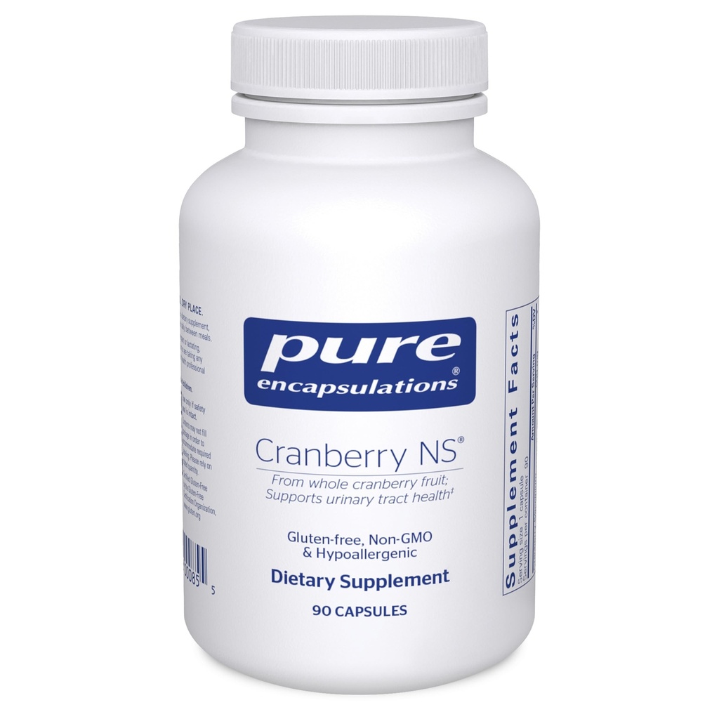 Pure Encapsulations Cranberry NS XI124; Hypoalergenic Supplement to Support Urnary Tract Health XI124; 90 Kapsułki