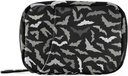 Pill Box Halloween Nietoperze 7 dzień Pill Case Travel Pill Organizer Bag z Zipper przenośny tygodniowy suplement witaminy posiadacz Pouch Bag