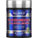 ALLMAX Essentials YOHIMBINE + RAUWOLSCINE - 60 Kapsułki - Obsługuje spalanie tłuszczu i dostarcza Appetite - 60 Słupki