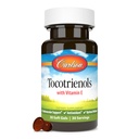 Carlson - Tocotrienols, 40 mg, z witaminą E, Gamma, Alpha, Delta, Beta, Sustainable Sourced, 30 Softgels