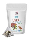 Herby detox wątroby - LIVER DETOX HERBAL TEA, 14 Dni - korzeń łopianu i herbata mniszka, wsparcie dla wątroby herbata organiczna, detox wątroby kofeina wolna, detox wątroby detox i naprawy herbaty ziołowej, 1 Pack 14 worki