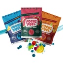 FocusFuel Energy Chews - Rozmiar próbny Próbka Pack (9 Servings) - 100mg Kofeina + Alpha GPC + L- Theanine + B12, Magnez - Blue Razzberry Lemonade, Arbuz, Owoce Punch - No Crash lub Jitters