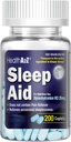 HealthA2Z Sleep Aid 200 Cappets Nether124; Difenhydramine HCl 25mg Nether124; Regular Strength Seeping Pills Nether124; Safe & Non- Habit- Forming