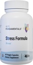 4Life Stress Formuła, Suplement diety, Wspiera system nerwowy i sen z balsamem cytryny, Rumianek i Valerian Root, 60 Kapsułki