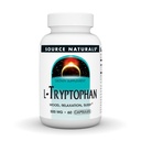 Źródło Naturals L- Tryptofan, for Mood, Relaxation, and Sleep *, 500mg - 60 kapsułki