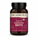 Dr Mercola Organic Fermented Beets - Wsparcie dla tlenku azotu - USDA Organic, Non-GMO, Gluten- Free & Soy- 60 kapsułki