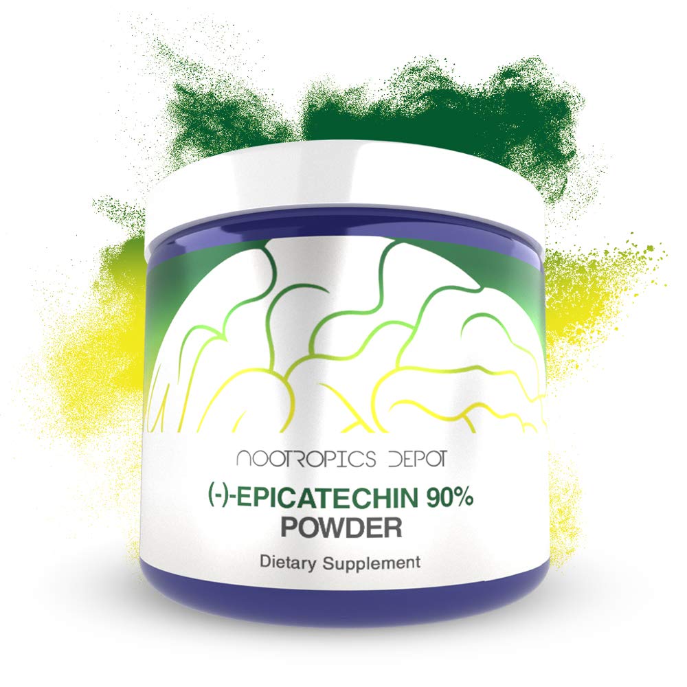 Epicatechina 90% Proszek Proszek 124; 25 Grams 124; (-) -epicatechina 124; Promotes Cardival Health 124; Promotes Siła i funkcje mięśni