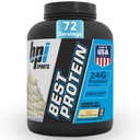 BPI Sports Best Protein - 100% Proszek z białka serwatkowego - Wzrost mięśni, Odzysk, Wymiana posiłków - Nie wypełniacze, Bez glutenu - Najlepszy Proszek z białka dla mężczyzn i kobiet 124; Wir waniliowy - 5 funtów