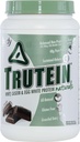 Proszek do odżywiania ciała - Truteina Naturals Ciemna czekolada 2lb Serwatka, Kazeina i Jajko biały - Naturalny niskokaloryczny Keto Przyjazny napój - Lean Muscle Builder, Utrata masy ciała, Trening, Odzysk