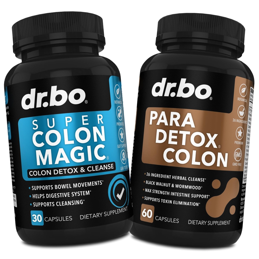 Colon Cleanser Detox & Body Cleanse - 15 dni Colon Cleanse pigułki z Probiotic & Intestinal Guard Cleanser - Poop Bowel Movel Movement Supplements for Intestinal Stomach Bloating Gut Loss Support