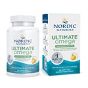 Nordic Naturals Plant Based Ultimate Omega, Lemon Flavor - 60 Wegetariańskie żele miękkie - 1210 mg Omega-3 - Vegan EPA i DHA - Suplement Made from Algae - Brain & Heart Support - Non-GMO - 30 Servings
