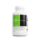 DAVINCI Labs Poten- C - Wsparcie immunologiczne Function & Collagen Health * - Witamina C, Wapń, Magnez, Cynk, Potas, Mangan i Bioflavonoids - Wegetarianin - Bez glutenu - 90 tabletek