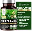 N1 Nutrition Premium Theaflavins Black Tea Extract [40% Theaflavins] Napędzany przez TheaFit ™ do wspomagania ćwiczeń i skrócenia czasu odzyskiwania, 90 czapek Veg