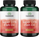 Swanson Super Dpa Fish Oil 1000 mg 60 Sgels (2 opakowania)