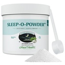 Maxi Health - Proszek senny z magnezem, Inozytolem i L- Tryptofan - Zero Melatonin Non Habit Forming Sleep Aid - Easy Drink Mix, Relaxing Sleep Drink Supplement for Bedtime, 4.4 Oz Sleep- O- Powder
