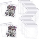 Pill Pouch Bags Zippert Pill Pouch Pakiety wielokrotnego użytku Pill Clear plastikowe Pill Bags Samouszczelnianie Travel Medicine Magazynowanie z blokadą slajdów dla Cod Liver Oil, Pigułki i małe przedmioty (36 części)