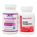 ImmunoSEB (60 kapsli) & Biome Ultra (ProbioSEB CSC3) (30 kapsli) - Immunity Boost Bundle - Systemowe Enzymy i Probiotyki
