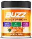 Rano Buzz Energy Drink Proszek - Energy Boost Drink Mix - Bezcukrowa energia z przeciwutleniaczami - Morning Kickstart i Sports Nutrition Endurance Product - 30 Słupki, Peach Rita, 8 uncji