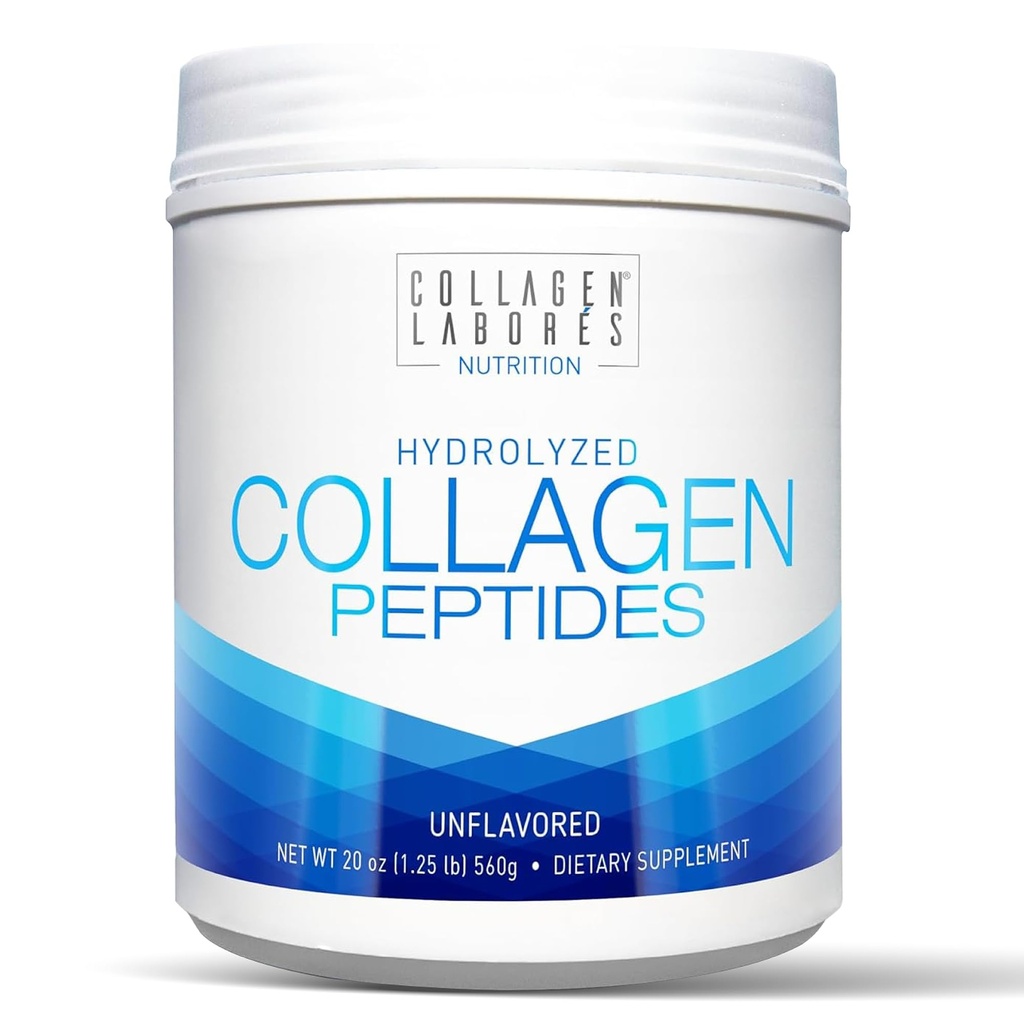 Pure Hydrolizated Collagen Peptydes (20 oz) - Proszek z nieflawored Collagen - Pastureised, Grass- Fed, Keto & Paleo- Friendly, Non-GMO, Gluten- Free - GMP Certified - Easy to Mix (1)