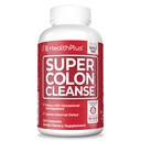 Zdrowie Plus Super Colon Cleanse 60 Day Supply of Gentle Gut Cleanse Detox, Pyllium Husk, Probiotyki dla Zaparcia Relief & Pomocnicze, 240 Kapsułki