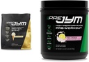 PRO JYM 45 Służenie Tahitian Vanilla + PRE JYM 30 Służenie Pink Lemoniada Przed - Trening w proszku Bundle