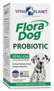 Vital Planet - Psa Flora Probiotic Suplement Kapsułki z 20 Miliard Kultur i 10 Szczeliny, Wysokiej mocy immunologiczne i pokarmowe Probiotyki dla psów, 30 Opóźnione uwalnianie kapsułki