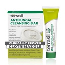 terazyl Leczenie przeciwgrzybicze (2- Zestaw produktu 14g Tube + 75g Mydło bar) krem przeciwgrzybiczy z klotrimazolem i naturalnych składników, Ulga dla Ringworm, Jock Itch, Sportowe stopy, Fungal Yeast infection