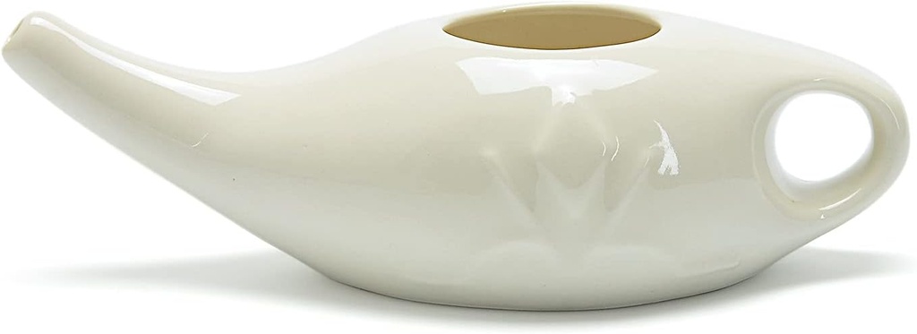 Ceramiczne Neti Pot Nasal Sinus Oczyszczanie mycia Relief - Kuchenka mikrofalowa i zmywarka Sejf - Petite