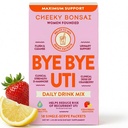Cheeky Bonsai, Urininary Health Hydration Packets, Flush & Protect the Urnary Tract with D- Mannose, Żurawina i elektrolity, Hibiscus Lemonade Flavor (10 pakietów) No Added Sugar, Wegan i gluten- Free