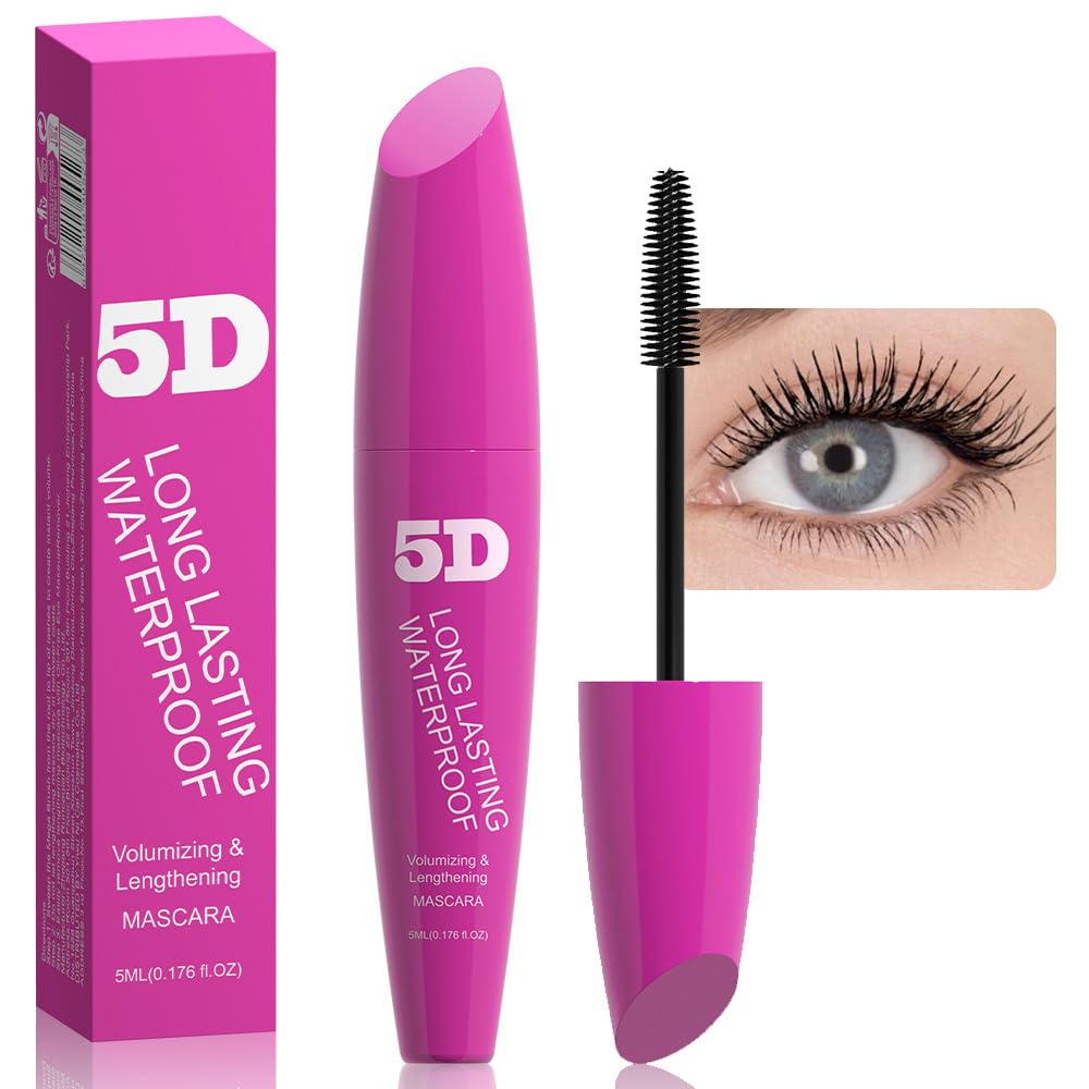 Black Volumizing Curl długowieczne ubrane Mascara Smudge- Dowód Intensywna długość Feathery miękkie pełne wargi wodoodporne No Flaking Non Smudging Clumping okrucieństwo Free