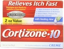 Cortizon- 10 Anti-Itch Creme Z Uzdrawianiem Aloe Maksymalna siła, 2 oz