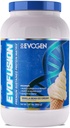 Evogen Evosfusion - Trwały proszek proteinowy 124; Wspiera wzrost i naprawa mięśni 124; Białko serwatki, Kazeina mikrokrystaliczna, MCT olej 124; Wanilia Fasola lody 124; 25 Służenie