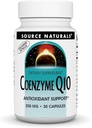 Źródło Naturals Coenzym Q10, Wsparcie przeciwutleniające * dla produkcji energii, Wspomaganie funkcji serca, Ochrona przeciwutleniaczy i Zdrowe Gumy, 200 mg - 30 Kapsułki wegetariańskie