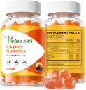 L- Lysine Gummies 1000mg, Lizyny do żucia suplementy dla dorosłych, Lizyna bez cukru na zimno * Leczenie, Wsparcie immunologiczne z witaminą, skóry i warg zdrowia *, Wegan, Nie GMO, 60 Liczby