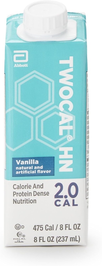 Generic TwoCal HN Vanilla Suplement doustny 8oz Gotowy do użycia (Przypadek 24)