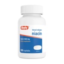 Rugby Timed- Release Niacin 1000mg Suplement diety dla dorosłych w zakresie energii, krążenia i wsparcia metabolizmu, 100 kapsułek (opakowanie po 1)