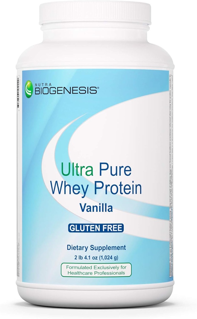 Nutra Biogeneza Ultra Czysty Białko serwatki - Czysty Białko wanilii dla kobiet i mężczyzn, Niski cukier, Niskie węglowodany, Czysty Wstrząs z serwatki i Smoothie Mix - 2,3 kg