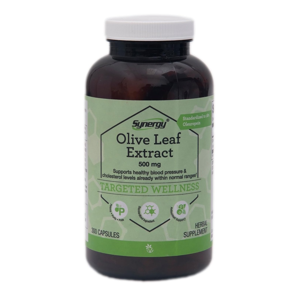 Vitacost Synergy Olive Leaf Extract -- 500 mg - 300 kapsułek