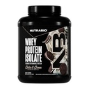 NutraBio 100% Proszek do izolacji białka serwatki, 25g Białko z kompletnym profilu aminokwasów, Soy i gluten wolny, Niskie węglowodory i Niskie Calorie białka serwatki proszek, Cookies & Cream, 5 Lbs.