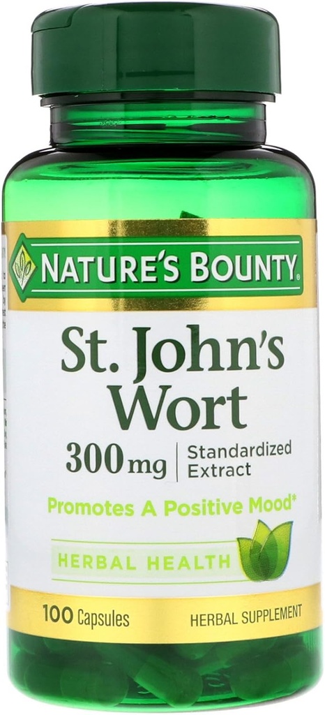 Bounty Bounty St. John 's dziurawiec, 300 mg, 100 kapsułek