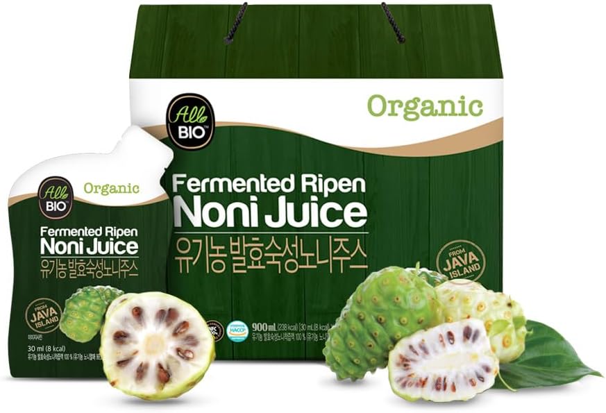Ekstrakt soków z soków soków NONI - 1 fl oz x 30 Daily Pack - 100% fermentowany przez ALLBIO