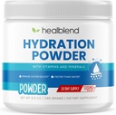 healmix proszek nawadniający - Electrolytes Drink Mix z magnezem, cynk, Real Pink Himalayan Salt, Witamina C, B Complex for Endurance & Energy