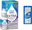 TeraTears Extra suche oko krople 0,5 fl oz 2 Licz z Q- Porady 100% Bawełna Swabs 500 Licz
