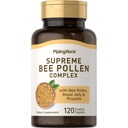 Piping Rock Bee Pollen z Royal Jelly i Propolis 124; 120 Caplets 124; Kompleksowy suplement dla kobiet i mężczyzn 124; Non-GMO, Gluten Free