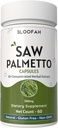 Saw Palmetto kapsułki 500 mg kapsułki 124; 10: 1 koncentrat ekstrakt Pigment 124; Serenoa Repens Herbal Supplement Supplement Supplement 124; nie- GMO, Gluten- Free Easy- to- Weź kapsułki (60 liczenie (opakowanie po 1))