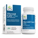 Terry Natural Thyroid Care Plus - Suplement do Pomocy Thyroid - Suplement Dietetyczny do Wspomagania Energetyki i Zdrowych Włosów - Suplement z L- Tyrozyną i Selenem - 120 Kapsułki