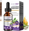 Totaria Liposomal Ashwagandha Liquid Drops, Ultra Siła Ashwa Root Extract Supplement with Shilajit, Ginseng, Magnez, Soursop, L- Theanine, 60ml