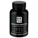 Kapsułki Perfect Keto Electrolytes, Gluten Free, Suplement Electrolyte z magnezem, Wapń, Potas i Sód, Nawodnienie, Energia, Odzysk i Wsparcie immunologiczne, Unflavored, 120 Służenia