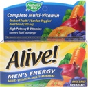 Nature 's Way Alive! Męska energia Kompletna Multiwitamina, Witaminy o dużej mocy, 50 tabletek