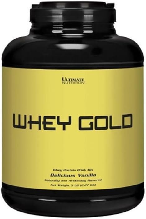 Ultimate Nutrition Serwatka Gold Protein Powder z 20 Gramami białka, Izolat białka serwatki i aminokwasy dla rozwoju mięśni i odzysku, 67 Służenia, Wanilia